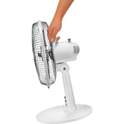Unold - Umluftventilator Tischventilator 86810 ws/si Silverline 25cm