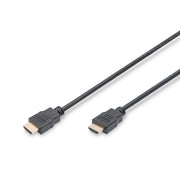 DIGITUS - Konfektioniertes A/V-Kabel Anschlusskabel AK-330114-020-S HDMI, 2m, gold, sw