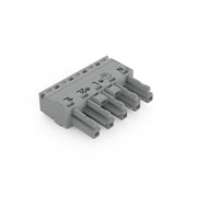 WAGO - Steckverbinder für steckbare Gebäudeinstallation Buchse 5-polig 770-245/064-000 Kod. B,grau − 50 Stück