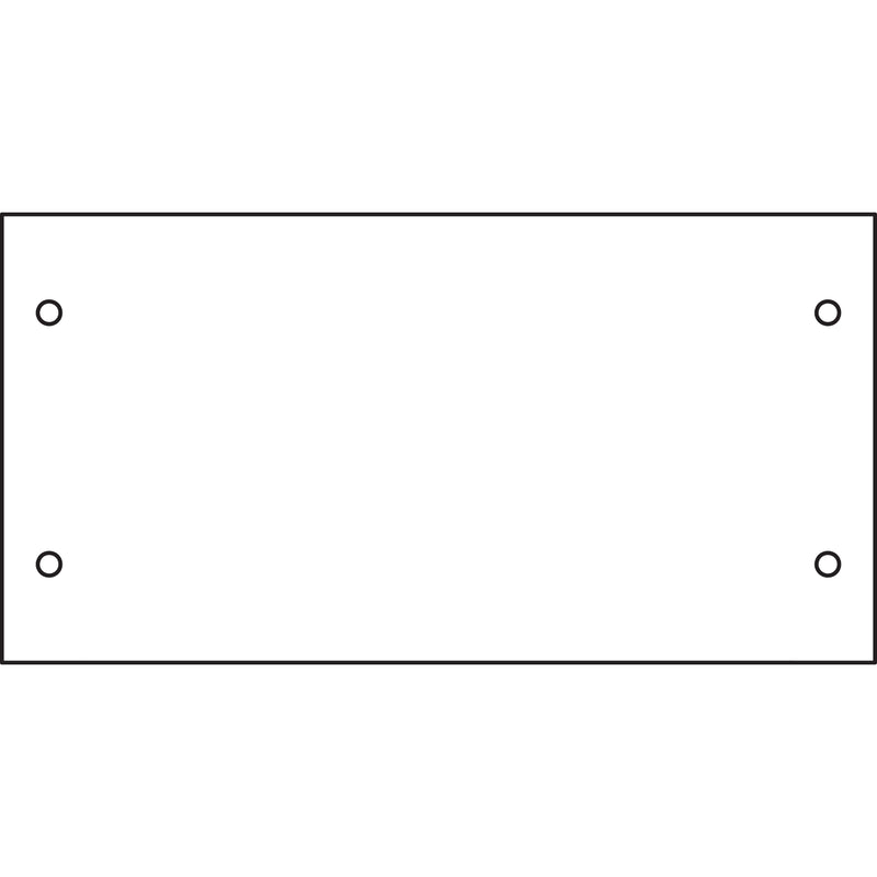 Elsta Mosdorfer - Bodenplatte Zählerkasten PVC-Bodenplatte X00 (f. 9463211 Kästen X mit Sockel