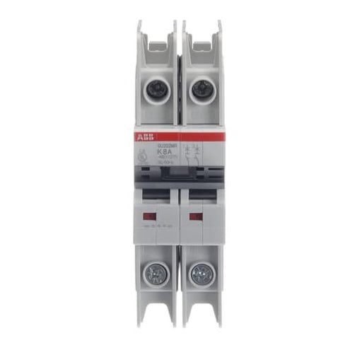ABB Stotz S&J - Leitungsschutzschalter Sicherungsautomat SU202MR-K8 10kA, 8A, 2P, RTT