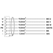 Phoenix Contact - Energiekabel < 1 kV, für ortsveränderlichen Einsatz Kabelstecker K-5E - OE/5,#1620320 kunststoffumspritzt − 2 Stück