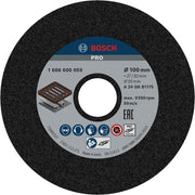 Bosch - Trenn-/Schleifscheibe PRO Metal Schleifscheibe, 1608600059 100 x 27 x 20 mm K24