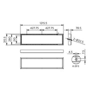 Philips Lighting - Mechanisches Zubehör/Ersatzteile für Leuchten Anbaurahmen RC159Z SMB #75216099