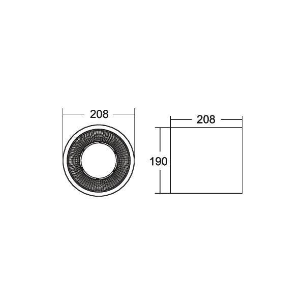 Brumberg Leuchten - Decken-/Wandleuchte LED-Anbaudownlight 43614164DA 4000K