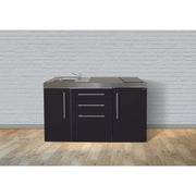Stengel - Mini-Küche Miniküche Premiumline MPGSSM150KSGSGKFreBl Schwarz matt