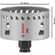 Bosch - Lochsäge PRO Tile PC Plus Lochsäge, 2608901571 76 mm, HS