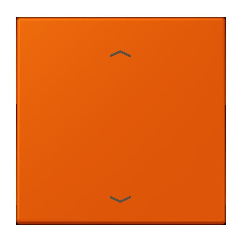 Jung - Abdeckung/Bedienelement für Installationsschalterprogramme Wippe mit Pfeilsymbolen LC 101P 260 orange vif