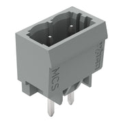 WAGO - Leiterplattensteckverbinder THT-Stiftleiste Lötstift 231-132/001-000 1,0x1,0,gerade,grau − 200 Stück