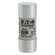 Eaton - Zylindrische Sicherung Sicherungseinsatz Nieders. CYLINDRICA#C22G8 8A AC 690V 80kA − 10 Stück