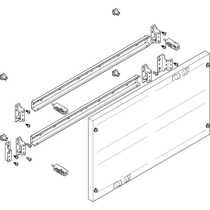 ABN - Verteilerfeld für Installationsverteiler ESPRO-Modul MF2210 flach BxH:500x300mm