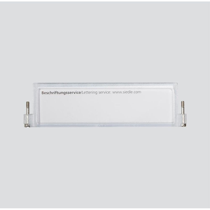 Siedle&Söhne - Zubehör/Ersatzteile für Türkommunikation Namensschildtasche rauchf. 200007037-00 kpl. TM 511-03 B