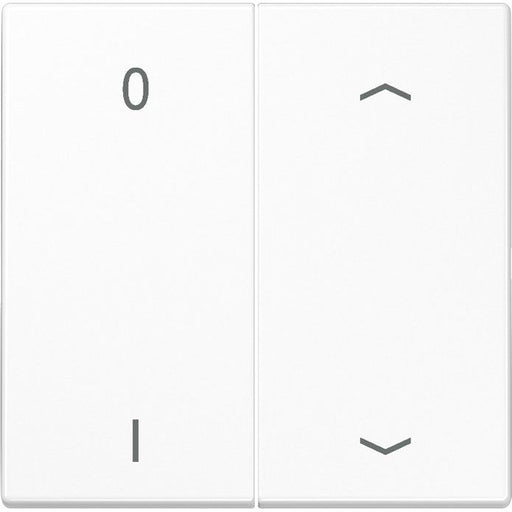 Jung - Sender/Fernbedienung für Installationsschalterprogramme Funk-Wandsender aws ENO LS 995 P01 WW 4-kanalig Symbole