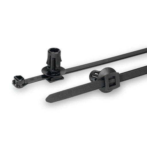 HellermannTyton - Kabelbinder Befestigungsbinder X120RPF12T6or8PA66BK − 200 Stück