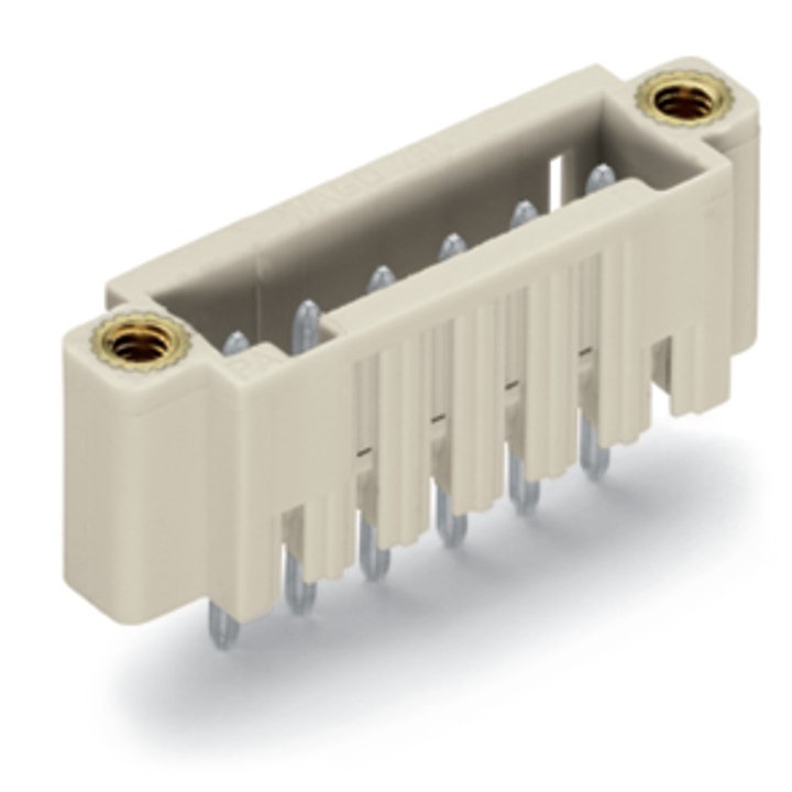 WAGO - Leiterplattensteckverbinder THT-Stiftleiste Lötstift 734-148/108-000 1,0x1,0,gerade,lgr − 50 Stück