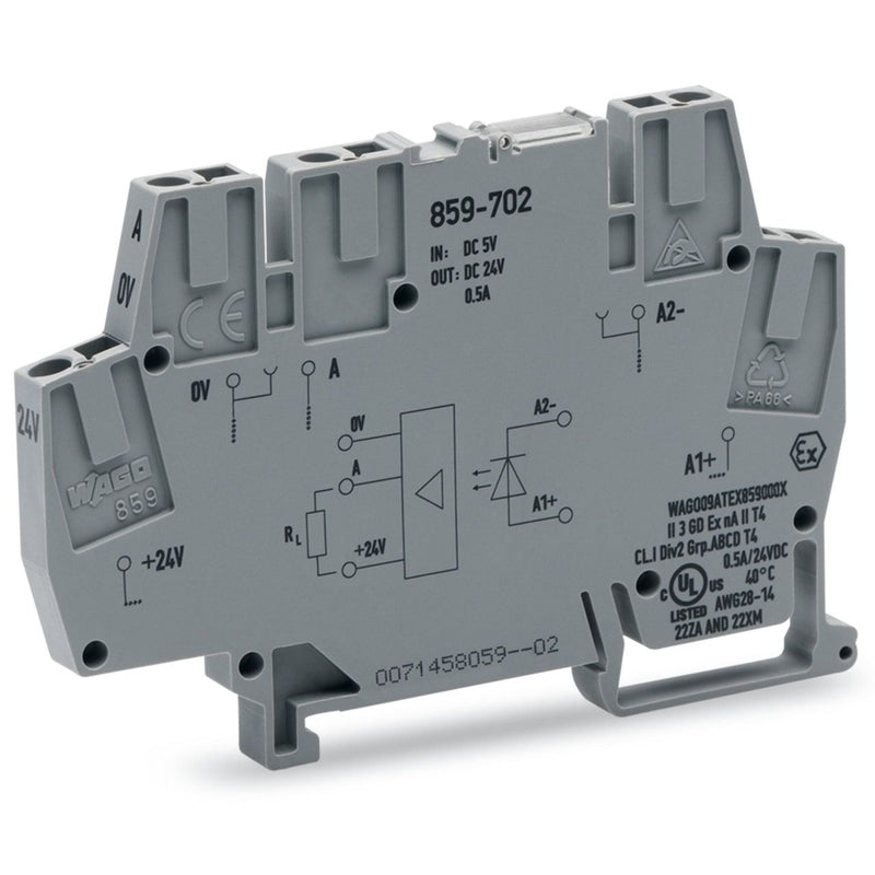 WAGO - Optokoppler Optokopplermodul 859-702 DC 5 V