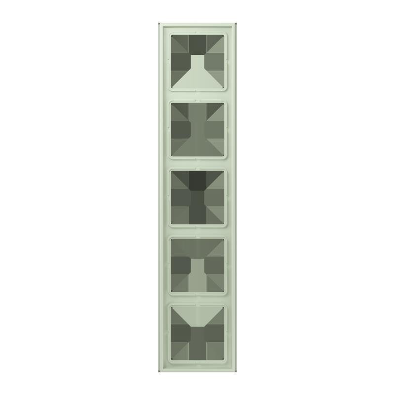 Jung - Abdeckrahmen Rahmen 5-fach LC 985 218 vert anglais pale