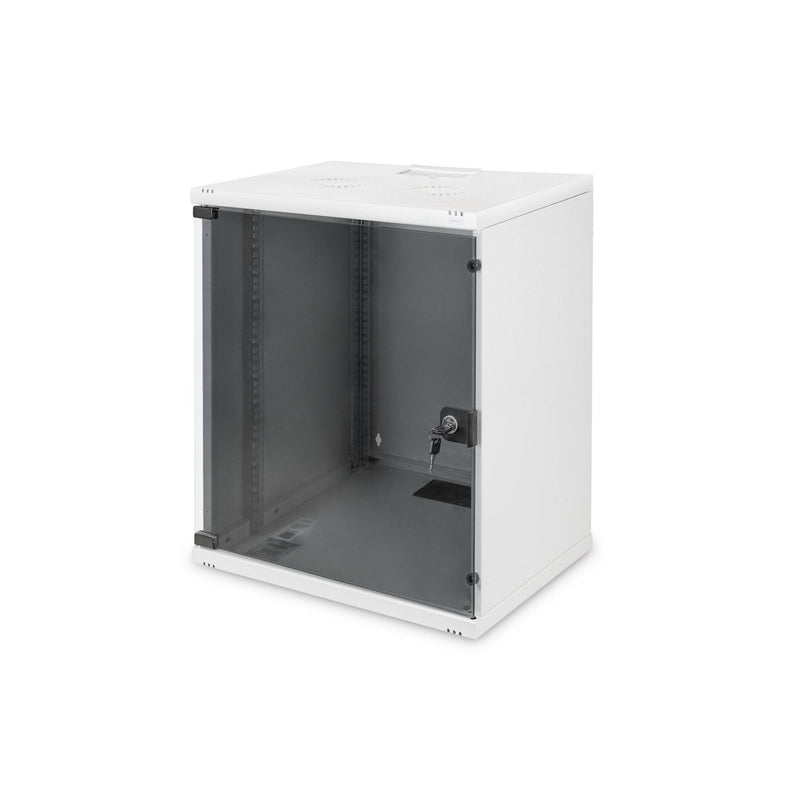 DIGITUS - Netzwerk-/Serverschrank Wandgehäuse Compact Serie DN-19 12-U-S-1 540x400mm(BxT)SoHo