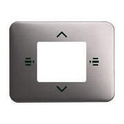 Busch-Jaeger - Einsatz/Abdeckung für Kommunikationstechnik Zentralscheibe platin 6108/61-20 7-fach KNX