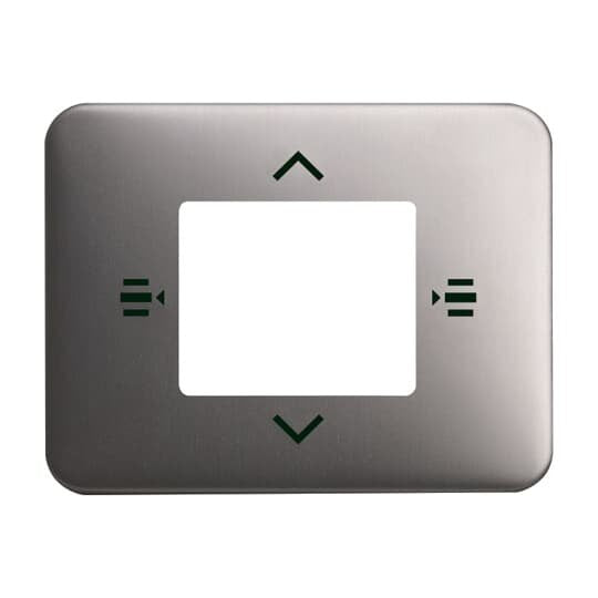 Busch-Jaeger - Einsatz/Abdeckung für Kommunikationstechnik Zentralscheibe platin 6108/61-20 7-fach KNX