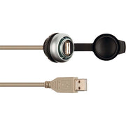 Murrelektronik - PC-Kabel MSDD Einbaudose 4000-73000-0150000 USB 3.0, 0,6m Kabel