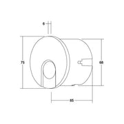 Brumberg Leuchten - Decken-/Wandleuchte LED-Wandeinbauleuchte 10156083 für Gerätedosen