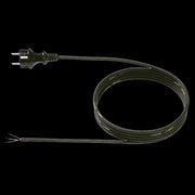 Bachmann - Netzanschlussleitung Schutzkontakt-Zuleitung 322.185 Gummi 3,00m sw