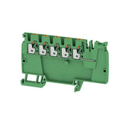 Weidmüller - Durchgangs-Reihenklemme Klemme AAP12 2.5 LI GN/OR PUSH IN, 2.5 mm² − 50 Stück
