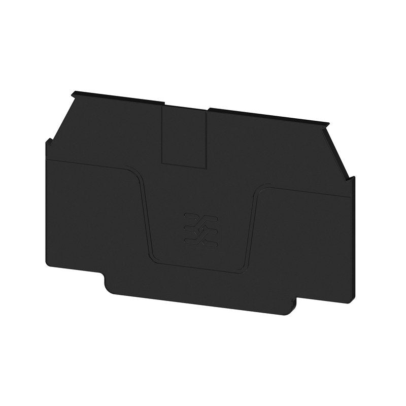 Weidmüller - Abschluss- und Zwischenplatte für Reihenklemme Abschlussplatte WEP 2C 4 BK 60mmx2mm,sw − 20 Stück
