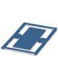 Phoenix Contact - Kennzeichnungsmaterial Einsteckschild UC-PMP, 90X38, BU 90x38mm, blau − 10 Stück