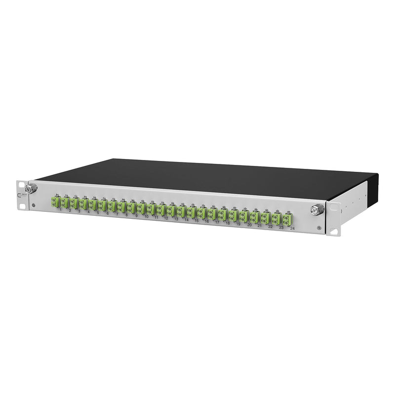 Metz Connect - Patchpanel LWL slide R Patchfeld 1502787M24-E 24xLC-Duplex OM5