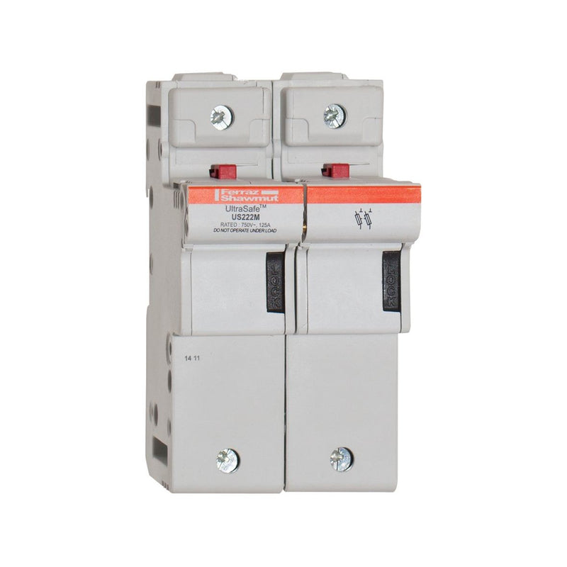 Mersen - Halter für zylindrische Sicherung Sicherungshalter UL US142M2I 14x51 50A 2-p. 2MS − 3 Stück