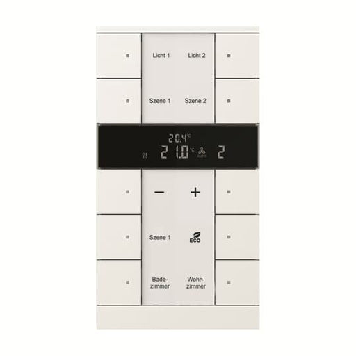 Busch-Jaeger - Bussystem-Raumtemperaturregler HVAC-Gerät SBR/U10.0.11-884 10fach, BE,studio/ws