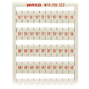 WAGO - Klemmenmarkierung WSB-Bezeichnungssystem 209-553 W: 10-50 (20x) − 5 Stück
