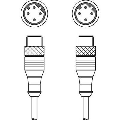 Leuze - Konfektioniertes Sensor-Aktor-Kabel Verbindungsleitung KSS ET-M12-#50137077