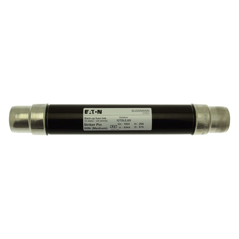 Eaton - Mittel-/Hochspannungssicherung Sicherungseinsatz Mittels. 12KV 25Amp#12TDLEJ25 25A AC 12kV 63kA
