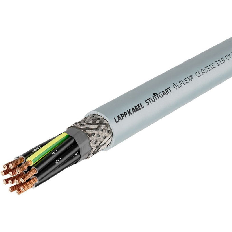 Lapp Kabel&Leitung - Energiekabel < 1 kV, für ortsveränderlichen Einsatz ÖLFLEX CLASSIC 115 CY 7X1 1136857/100 − 100 Meter