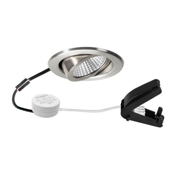 Brumberg Leuchten - Downlight/Strahler/Flutlicht LED-Einbaustrahler 230V 40469223 3000K, chrom
