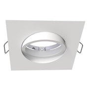 EVN Lichttechnik - Downlight/Strahler/Flutlicht Einbauring quad. o.Fassung 834001 schwenkbar, weiß