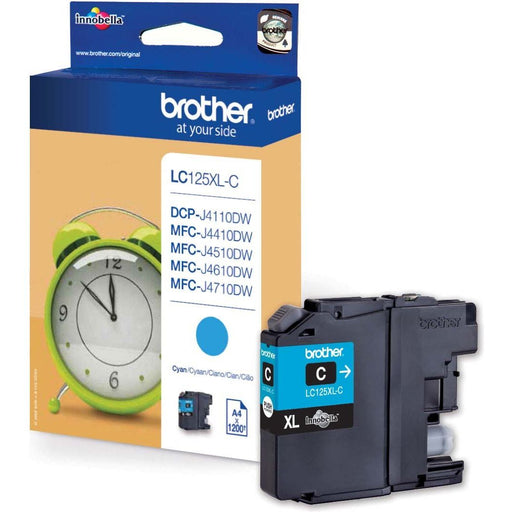 Brother - Verbrauchsmaterial für Telefax/Drucker/MFC Tintenpatrone XL LC-125XLC cyan groß