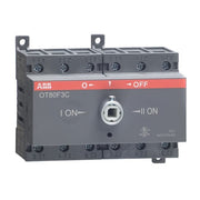 ABB Stotz S&J - Lasttrennschalter Lastumschalter OT80F3C 0A o. Griff u. Welle