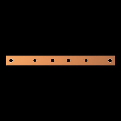 Striebel&John - Sammelschiene Kupferschiene ZXM1104 30x10mm, L:350mm