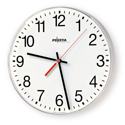 Peweta - Uhr Quarz-Batterie-Uhr 41.270.411 innen,1,5V,D=415mm