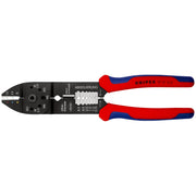Knipex - Presswerkzeug Kabelschuhe/Verbinder, Aderendhülsen, Schirmanschluss Crimpzange 97 21 215 230mm