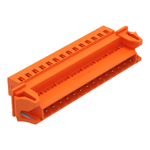 WAGO - Kabelsteckverbinder für Leiterplattensteckverbinder 1-Leiter-Stiftleiste 231-644/114-000 CAGECLAMP,2,5mm²,or − 25 Stück