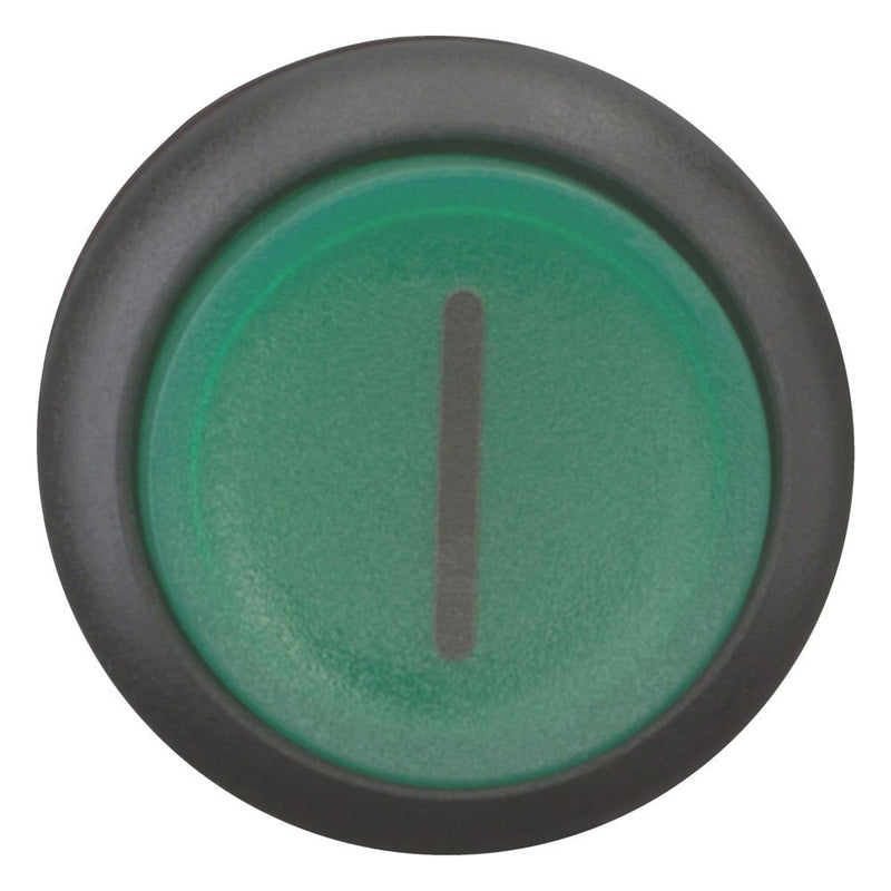 Eaton - Frontelement für Drucktaster Leuchtdrucktaste M22S-DLH-G-X1 hoch,grün,beschr