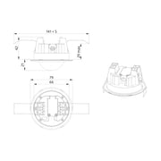 BEG Brück Electronic - Bewegungsmelder/Präsenzmelder komplett Bewegungsmelder-Set VE10 10 x BL2-DE (VE10) Deckenmontage