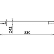 DEHN - Zubehör/Ersatzteile für Sicherheitsgeräte Handhabe H STK 43 800 m. Steckkupplung