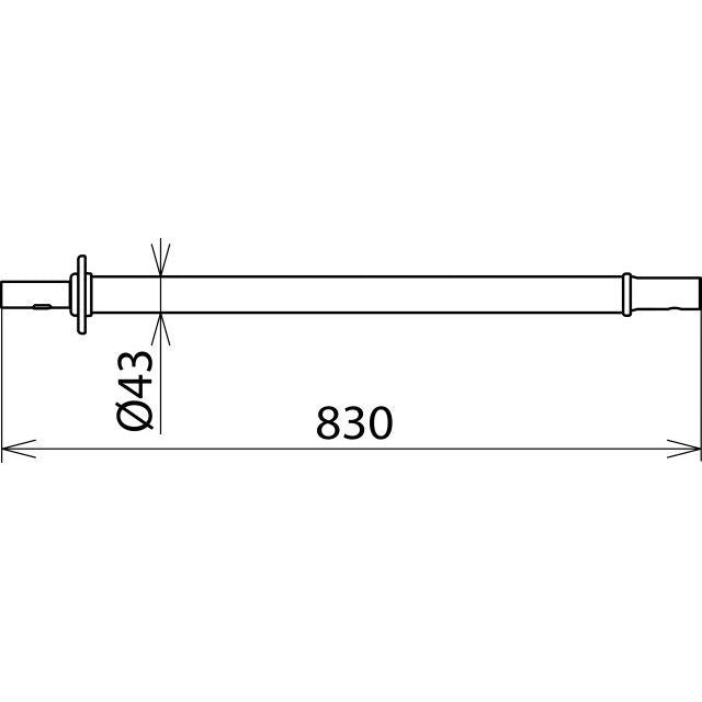 DEHN - Zubehör/Ersatzteile für Sicherheitsgeräte Handhabe H STK 43 800 m. Steckkupplung