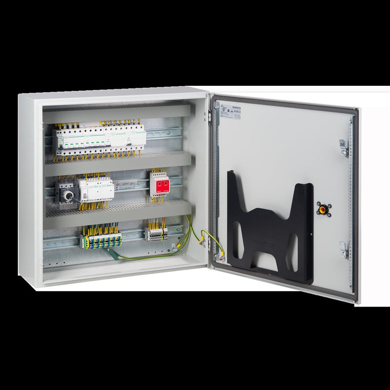 Chemelex - Kleinverteiler bestückt Schaltschrank für die SBS-R-EM-6X10A Dachri.-/Fallrohrbe